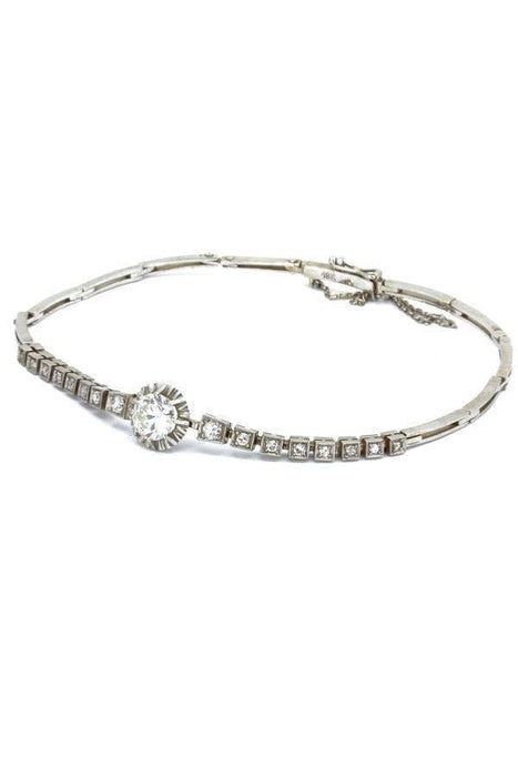 Bracelet Bracelet articulé Art Déco diamants 58 Facettes 17361