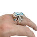 Ring 52 Edouard Nahum “Sterina” ring in white gold, diamonds and topaz 58 Facettes 30314