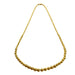 Necklace Marseille necklace with yellow gold balls 58 Facettes