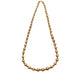Necklace Cultured pearl necklace and yellow gold balls 58 Facettes