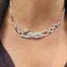 Cartier “Panthère” necklace necklace in white gold, diamonds, emerald and onyx. 58 Facettes 29385
