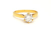 Bague 57 Bague Solitaire Or jaune Diamant 58 Facettes 813001CN