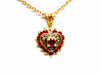 Collier Collier Chaîne + pendentif Or jaune Rubis 58 Facettes 1157640CN