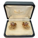 Earrings Boucheron “Fleur” earrings in yellow gold and platinum, colored stones. 58 Facettes 30377