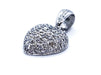 Pendentif Pendentif Coeur Or blanc Diamant 58 Facettes 997152CN