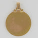 Virgin Mary medal pendant with halo in yellow gold and pink gold 58 Facettes 19-491A