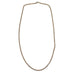Yellow gold chain necklace with curb chain. 58 Facettes 30280