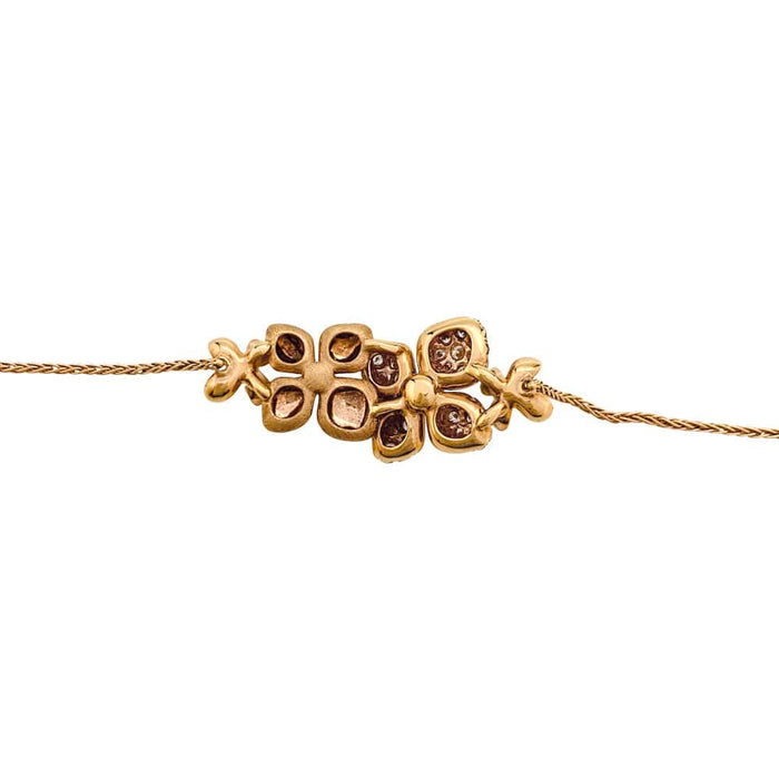 Bracelet Chaumet "Astres d'or" en or rose et diamants.