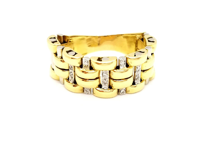 Bague 62 Bague Grain de riz Or jaune Diamant 58 Facettes 757314CN