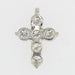 Pendentif Croix diamants en platine 58 Facettes AG1389BW