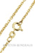 Cable link chain necklace 58 Facettes 32501