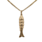 Collier Collier pendentif poisson en Or jaune 58 Facettes