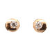 Earrings Diamond stud earrings in 18k yellow gold 58 Facettes 25501b