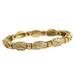 Bracelet Articulated bracelet Yellow Gold, diamonds 58 Facettes 20400000571
