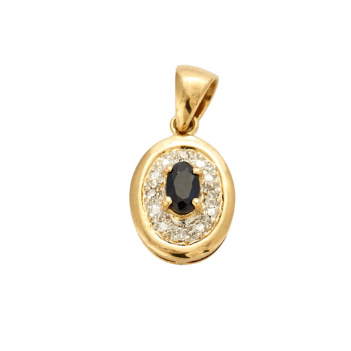 Pendentif Pendentif saphir et diamants 58 Facettes EL2-147