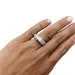 Ring 57 0,70 carat diamond ring in white gold. 58 Facettes 30445