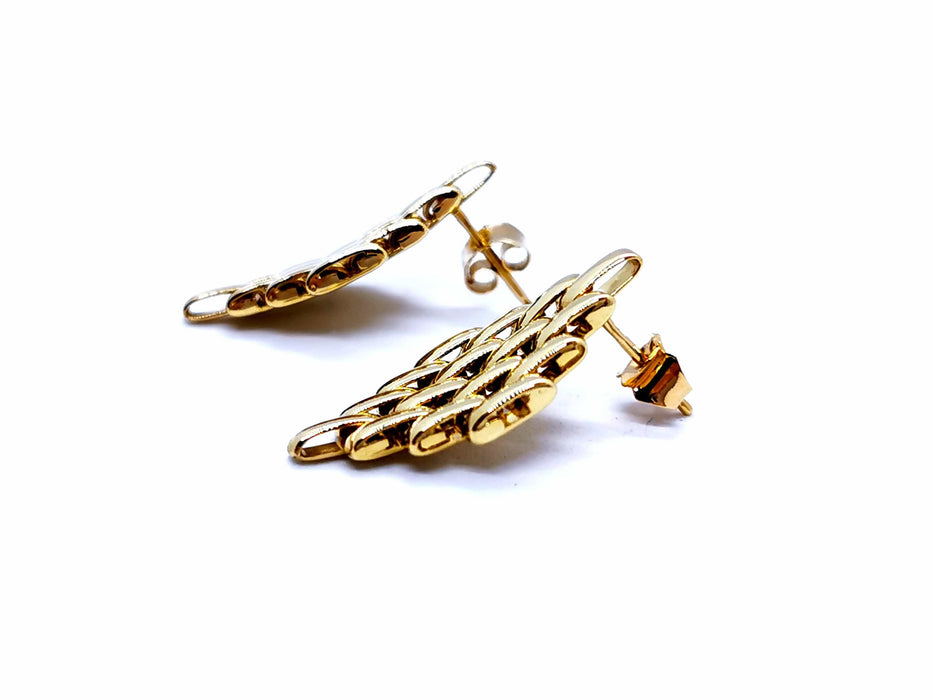 Boucles d'oreilles Boucles d'oreilles Grain de riz Or jaune 58 Facettes 951103CN