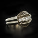 Bague 59 Bague diamants or blanc vintage 58 Facettes 15-286-59