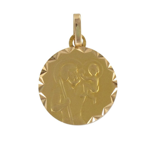 Pendentif Médaille ancienne Saint Christophe en or 58 Facettes 19-491C