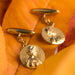 Cufflinks Old art nouveau gold and diamond cufflinks 58 Facettes 20-367