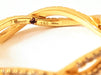 Ring 52 Etername Interlacing Ring Yellow Gold Diamond 58 Facettes 06247CD