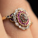 Bague 52 Bague ancienne diamants rubis 58 Facettes 20-106-50