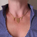 Collier Collier or jaune motif filigrané 58 Facettes 16-196