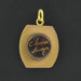 Limoges gold and enamel medal pendant 58 Facettes 15-423