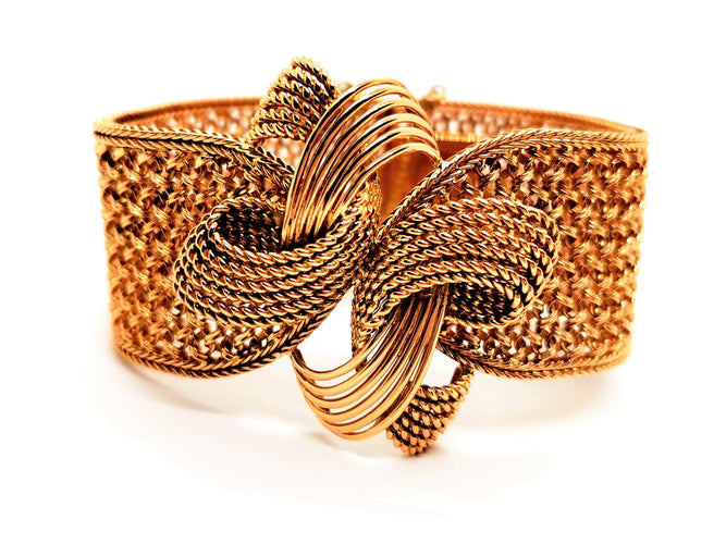 Bracelet Bracelet Manchette Or jaune 58 Facettes 1132925CN