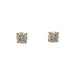 Boucles d'oreilles Puces d'oreilles Cartier en or jaune et diamants. 58 Facettes 29999