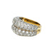 Bague 48 Bague Cartier or jaune, platine et diamants. 58 Facettes 30401