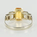 Ring 52 Yellow sapphire and diamond ring 58 Facettes 19-352-50