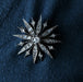Broche Broche ancienne flocon diamants 58 Facettes 20-530