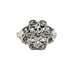 Ring 54 Diamond flower ring White gold 58 Facettes 497