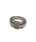 Bague Bague jonc or blanc et diamants 58 Facettes