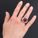 Bague 54 Bague Dôme Rubis Diamants 58 Facettes 21-069-54