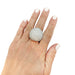 Ring 60 Diamond ball ring in white gold. 58 Facettes 30550