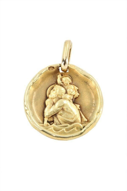 Pendentif Médaille Saint Christophe 58 Facettes 31881