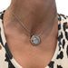 Boucheron “Esmeralda” necklace in white gold, diamonds and moonstone. 58 Facettes 29955