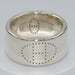 Ring Hermès silver Eclipse ribbon ring 58 Facettes