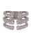 Bague 53 Bague triple rang diamants ronds 58 Facettes P592
