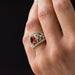 Bague 53 Bague rubis et diamants, bandeau 58 Facettes G16-8042386-53-1