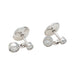 Boucles d'oreilles Boucles d'oreilles pendantes en or blanc et diamants. 58 Facettes 30144