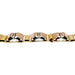 Tank Bracelet Bracelet, three tones of gold. 58 Facettes 30088