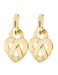 Poiray earrings - Interlaced Heart earrings in 18 ct yellow gold 58 Facettes