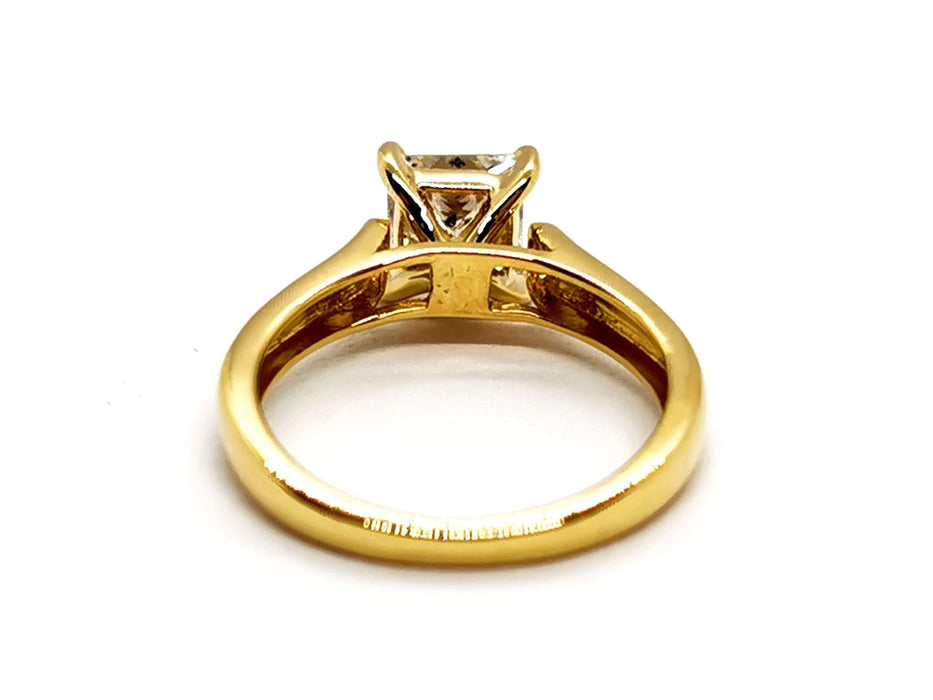 Bague 47.5 Bague Solitaire Or jaune Diamant 58 Facettes 1167334CN