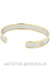 Bracelet Gold and steel bracelet 58 Facettes 30871