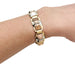 Tank Bracelet Bracelet, three tones of gold. 58 Facettes 30088