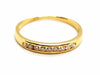 Ring 57 Half wedding ring Yellow gold Diamond 58 Facettes 1126563CN