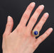 Bague 48 Bague vintage lapis lazuli et or 58 Facettes 18-282B-48